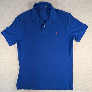Polo by Ralph Lauren Men's Blue Polo Shirt